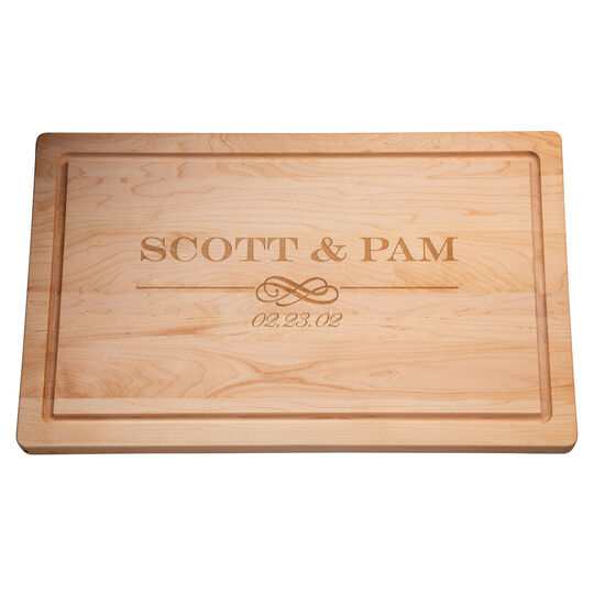 Maple 24 inch Rectangle Personalized Cutting Board